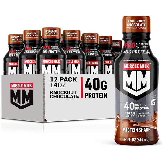 Fitness Essentials-Muscle Milk Pro Series High Protein Shakes - 40g Protein